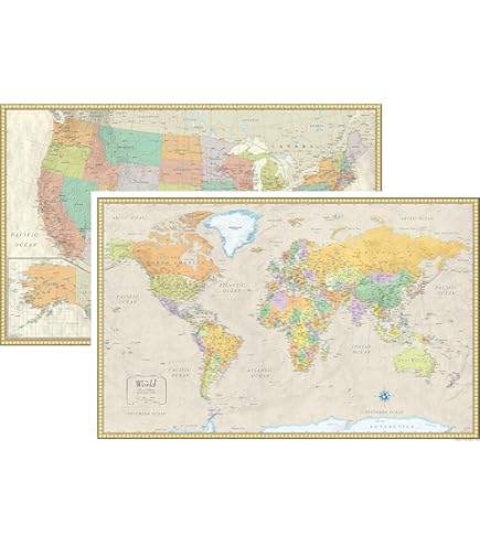 Amazon.com : National Geographic Historic World Wall Map